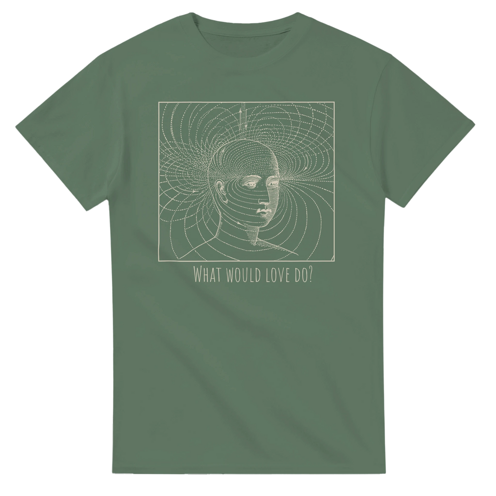 What woudl love do? - Spiritual aesthetic graphic T