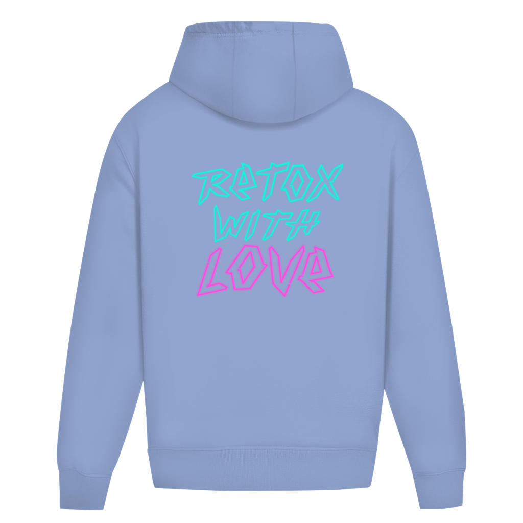 Retox with love - 80s retrowave oversize hoodie