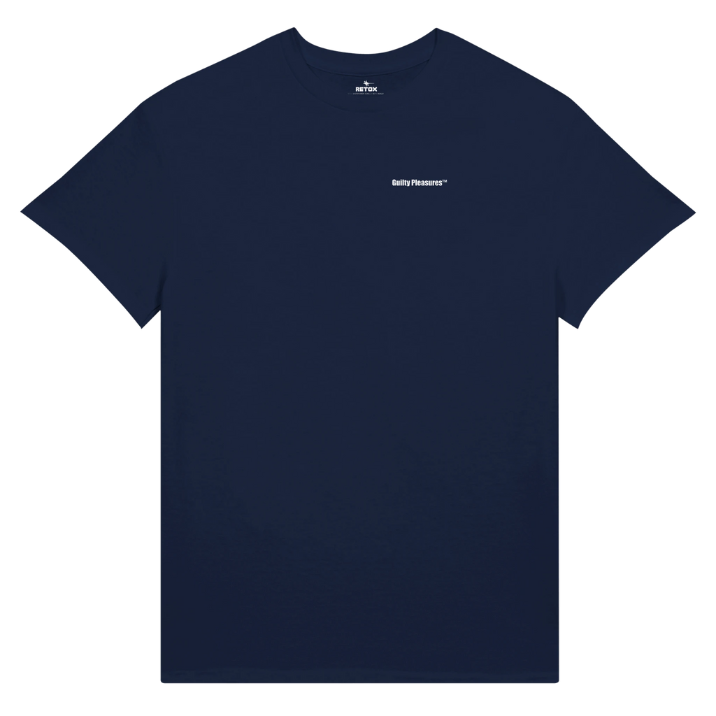 Guilty Pleasures - Buy More Feel Less statement graphic T