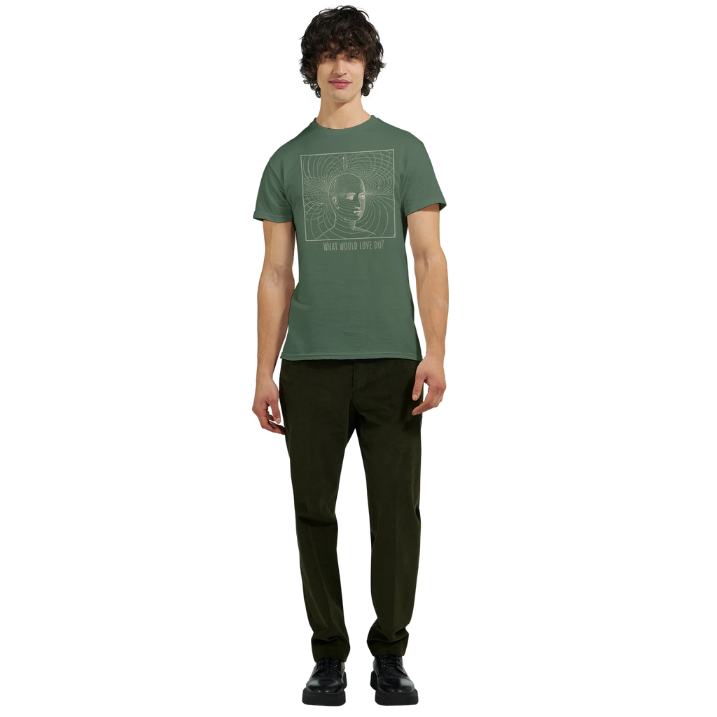 What woudl love do? - Spiritual aesthetic graphic T